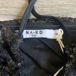 NA-KD  tie neck sequin top Photo 2