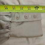 Babaton Aritzia Hyde Satin Matte Pearl Mini Wrap Dress Womens Size medium Photo 9