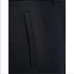 Joseph  New Eliston Cropped Navy Pinstripe Pants Size 2 Photo 5