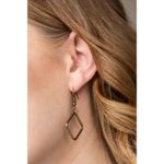 Paparazzi Backed Into A Corner Brass Necklace (347) Photo 2