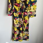 Etro floral silk midi dress Yellow Size 6 Photo 4