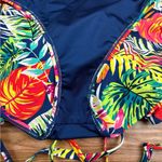 Caribbean Joe Tropical One-Piece Swimsuit Palm Cove Midnight LIKE NEW - Size 16 Photo 6