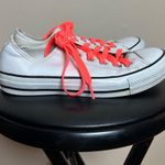 Converse CLEARANCE! White Low Cut Leather Chucks Size Women’s 7 EUC Photo 2