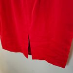 JAYGODFREY Strapless Red Hot Peplum Dress Birch Cascade Mini Womens 6 Cocktail Photo 8