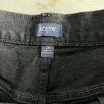J.Crew  Re-Imagined Black Denim Shorts Raw‎ Hem Button Fly Women's Size 31 Photo 2