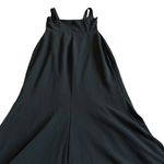 BHLDN Anthropologie Ashlynn Long Black Gown Maxi Dress Square Neck High Slit 8 Photo 11