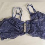 Free People Elegant Lace Bralette in Purple Photo 0