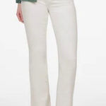 Madewell NWT Women's Mid-Rise Kick Out Crop Jeans Pure White Size 32 Photo 0