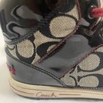 Coach NORA Black and Red Signature High-Tops Photo 3
