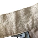 Jonathan Logan Linen Blend Dress Pants Tan Size 8 Photo 3