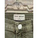 Lane Bryant Womens Olive Green Mid Rise Signature Fit Denim Shorts Size 14 Photo 1