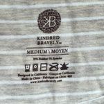 Kindred Bravely Eleanora Bamboo Maternity Nursing Dress M Oatmeal Stripe Beige White Size M Photo 6