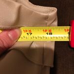 Cartise Tan Midi Vertical LaceTiered Layered Formal Dress Size 10 Zip In Back Photo 10