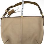 Coach Retro Soho Pebbled Leather Hobo Shoulder Bag in Beige Photo 6