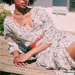 Sézane Bonnie Floral Tiered Maxi Dress | Sz 38 (US 6) | Botanic Garden White Photo 3