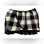 Victoria's Secret Victoria’s Secret Black White Plaid Flannel Pajama Shorts Sleepwear Size M NWT Photo 9