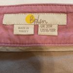 Boden Cotton Mini Skirt Exposed Zip Closure Tan 16/18R Photo 1