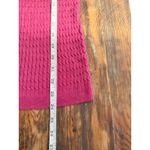 Massimo Dutti A4 Pink Silk Cotton Cashmere Blend V-Neck Long Sleeve Sweater Photo 4