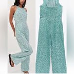 ZARA Floral Print Linen Blend Jumpsuit(Size Medium) Photo 1