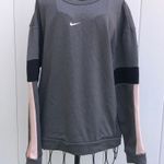 Nike  crew neck sweatshirt size small pink and gray athletic sweatshirt causal​​ Photo 0