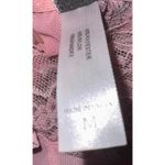 Donna Loren Babydoll Floral Slip Dress Sheer Womens Medium Y2K Floral Roses Lace Pink Photo 8