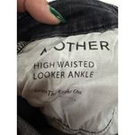 Mother High Waisted The Looker Ankle Denim Dark Gray Wash Leave The Light On 27 Photo 5