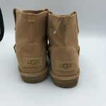UGG  Suede Mini Ankle Chesnut Slip On Boots Womens 7 Snow Winter Tan Classic Photo 2