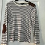 Ralph Lauren  Navy and Cream Striped Shirt Photo 0
