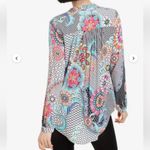 Desigual  Multicolored Print Button Down Blouse Top Size Small Photo 7