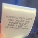 Robbie Bee  Navy Blue and Cream Ruffle Dress‎ Sz 6 Photo 6