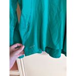 Nike Dri-Fit Womens Teal Long-Sleeve 1/4 Zip Pullover Athletic Top Size S Photo 1