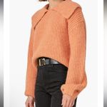 English Factory English Factory Collar Oversize Collared Rib Chucky Sweater Peach Size XS Photo 11