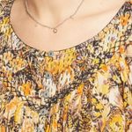 Free People Boho Floral Cool Meadow Printed Top in Midnight Combo Medium NEW Photo 12