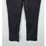 Madewell  Mid-Rise Kick Out Jeans Women 25 Black Wash Cotton Cropped Photo 3