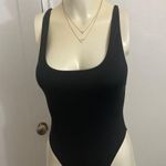 SKIMS Size XL Onyx Black Scoop Neck One Piece Swim Suit Bathingsuit Women's Photo 5