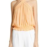 Ramy Brook NWT Cecilia Peach Halter Neck Top Size S/P $285 Photo 0