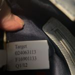 Merona  light blue faux ostrich look crossbody envelope bag removable strap EUC Photo 4