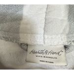 Hearth & Hand Magnolia Striped Cotton Robe Fringe Hem Belted Bath Spa Kimono Size undefined Photo 4