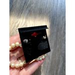 Vintage 90s Pearl Rimmed Hoop Earrings Glam Coquette Dainty Holiday Formal Gold Photo 2