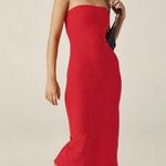 Beyond Yoga Spacedye Strapless Midi Dress red Photo 0