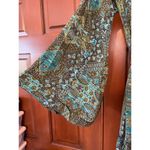 Karma highway tassel Ty Waist Bell, Sleeve BoHo, gypsy maxi dress Green Size undefined Photo 1