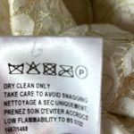 Jenny Yoo Collection Lace Mini Dress in white/gold in size 12. Photo 3