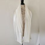 Cejon Accessories Inc White double sided Satin Sheer Wrap Scarf Photo 1