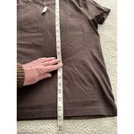 Madewell Cotton Perfect Crewneck Tee Womens Brown Size XXS NS581 Photo 4