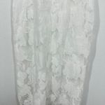 Lulus  White Floral Lace‎ Overlay Column Mini Dress Bridal Shower Wedding Size S Photo 7