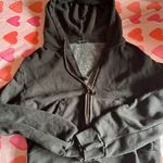 John Galt Cropped Zip Up Hoodie Photo 0