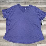 Ideology Women's Purple V-Neck Top Photo 0