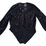 AllSaints Amara Broderie Bodysuit Black V Photo 7