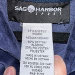 Sag Harbor  Sport Vintage Blue Velour Full Zip Hooded Jacket Photo 3