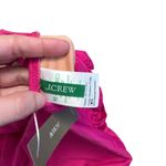 J.Crew  Fuchsia Pink Ruched V Neck Plunge One Piece Swimsuit SZ 4 Beach Vacation Photo 6